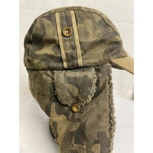 Camouflage Trapper Hat with Ear Flaps